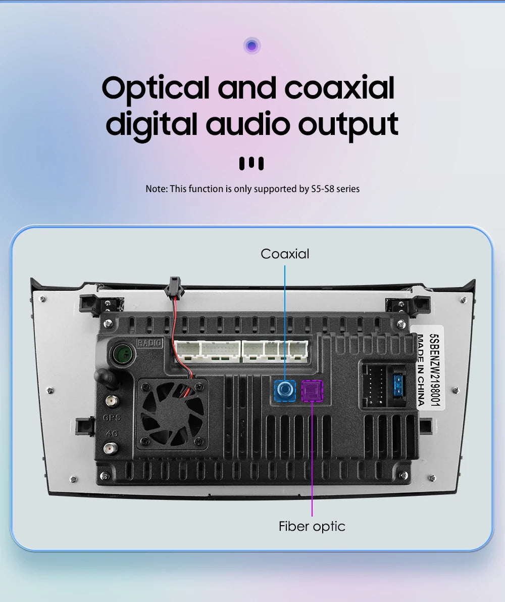 Hizpo 8" Car Radio Stereo For Benz E-Class W211 2002-2009 CLS-CLK-G-Class W463 W209 W219 GPS Navi AI Carplay Multimidia Player