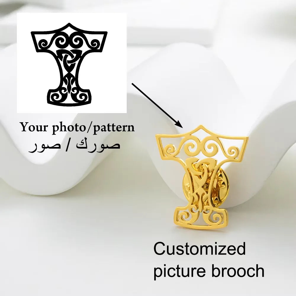 Customize Your Patterns, Company Logo, Event Brooch, Badge Design and Production, Wholesale Customization of any Pattern