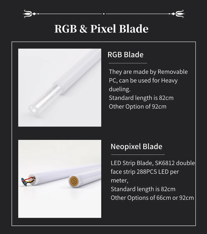 TXQSABER Neo Pixel Heavy Dueling RGB Lightsaber Metal Hilt Smooth Swing Christmas Cosplay Jedi Luminous Laser Swords Kids Toys