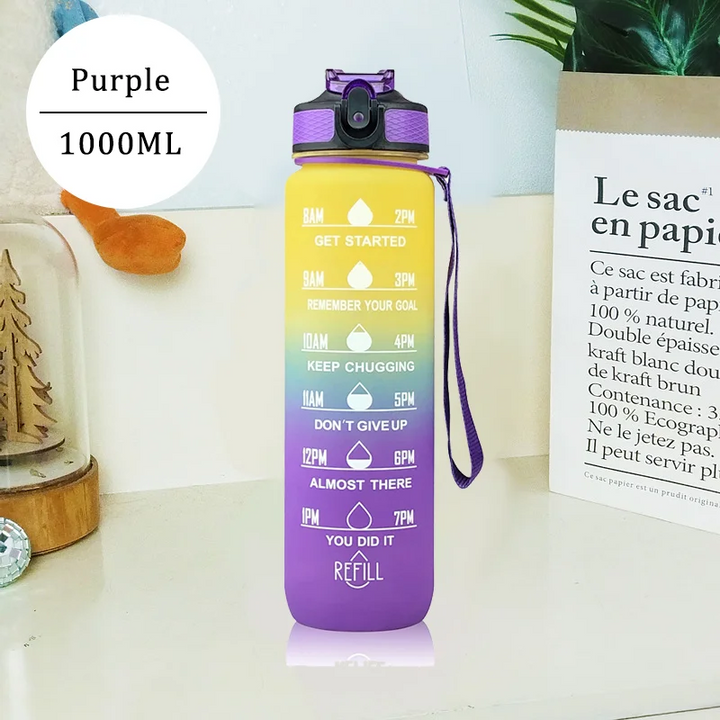 Colorful Plastic Water Bottle For Gym