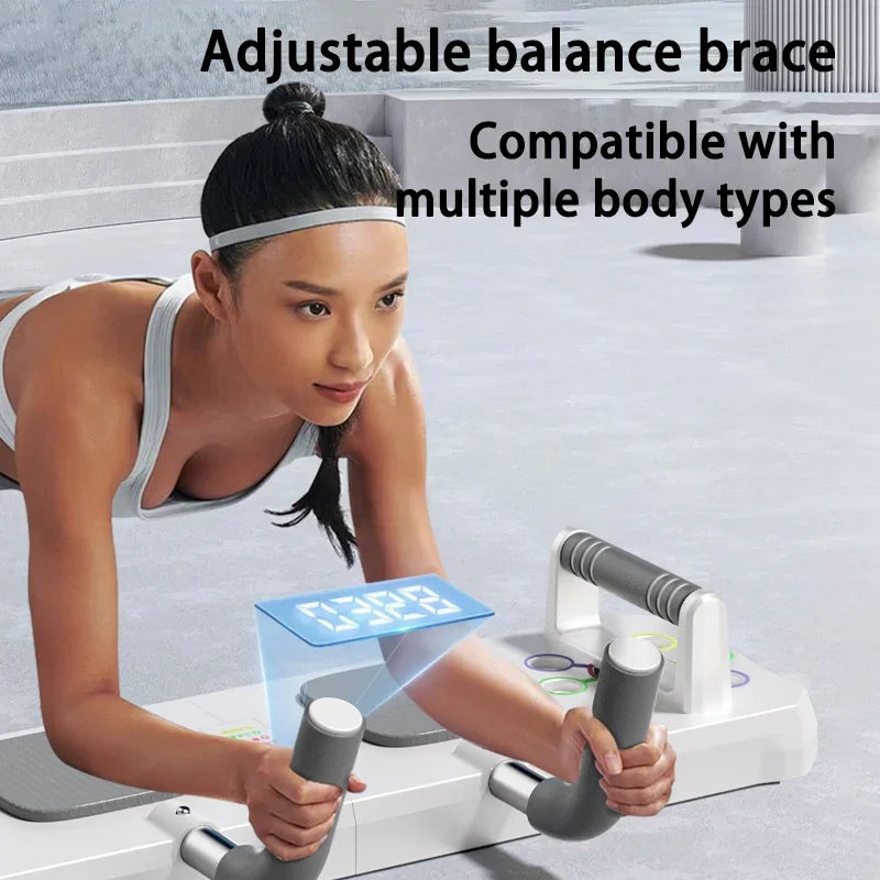 Push Up Stand Flat Support Trainer for Chest and Abdominal Muscles, Multifunctional Household Fitness Equipment Auxiliary Board