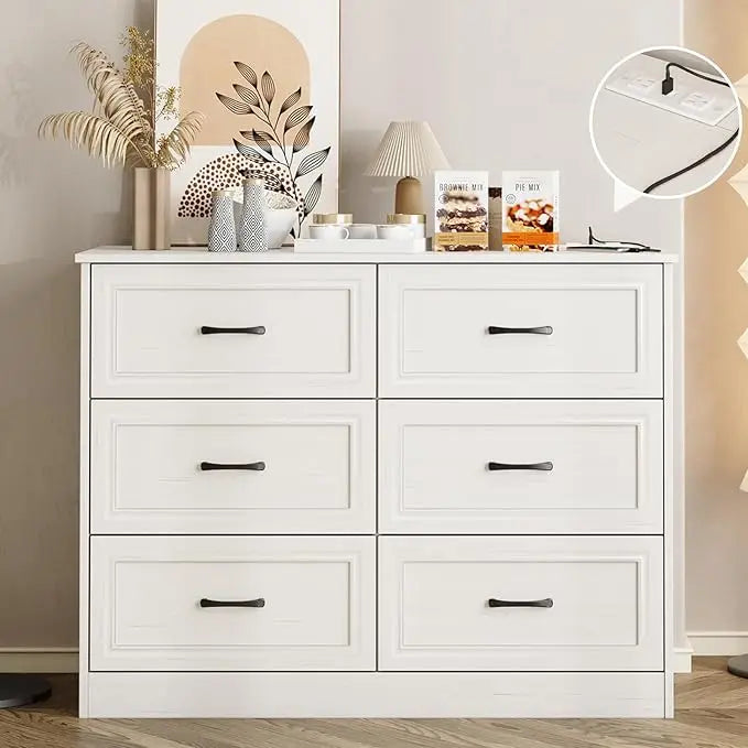 Dresser with Charging Station