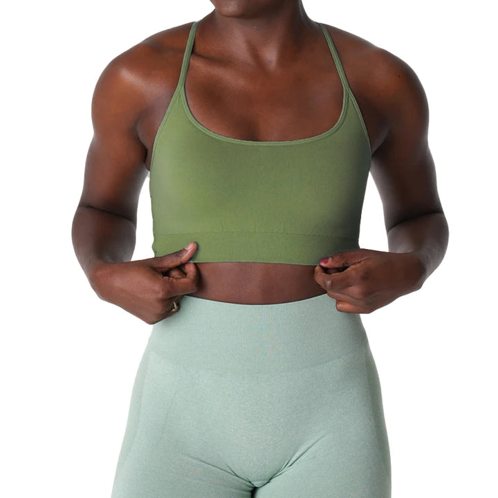 New Invincible Seamless Bra Spandex  Woman Fitness Elastic Breathable Breast Enhancement Leisure Sports Underwear