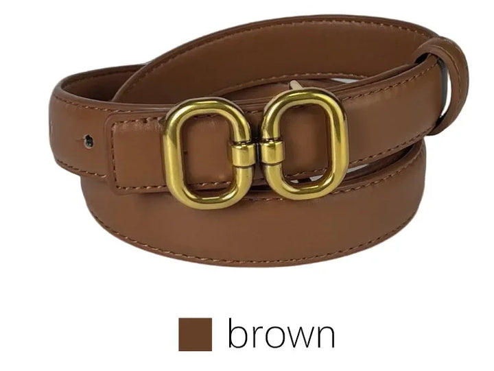 2025 luxury brand leather belt for men women designer alloy buckle waist strap female jeans trouser dress waistband