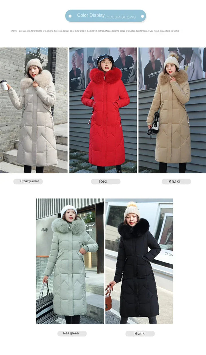 2024 New Autumn Winter Coat Women Thicken Warm Oversized Hoodies Casual Loose Korean Autumn Winter Fashion  Cotton Parkas Coat