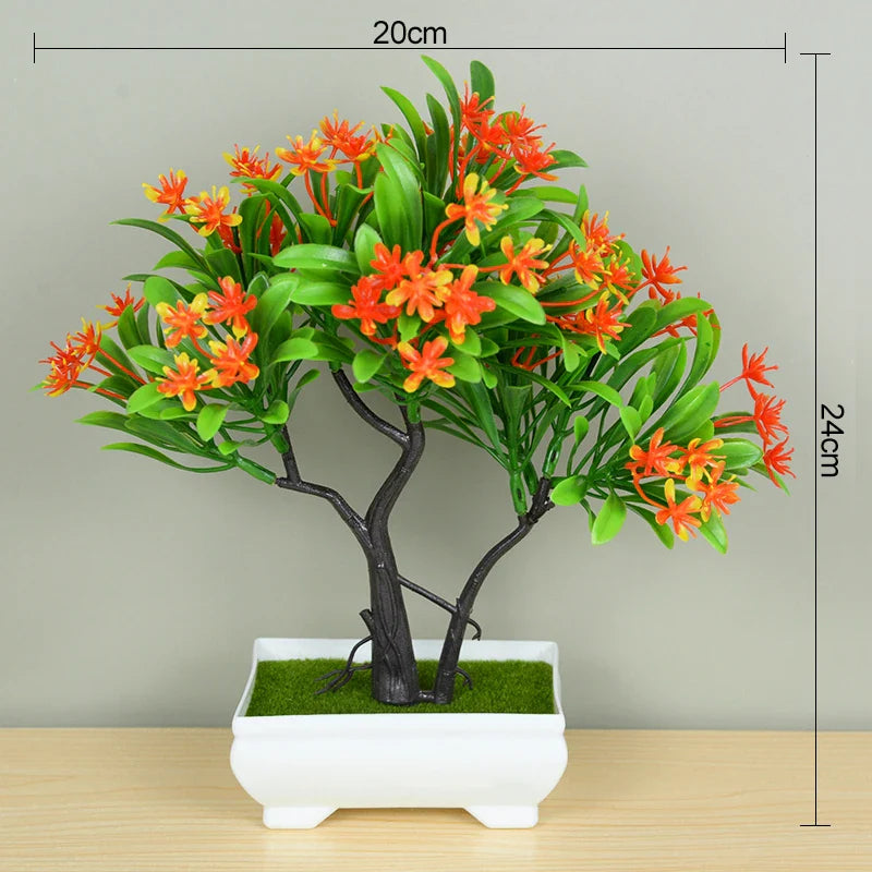 Artificial Bonsai Tree Potted Ornament