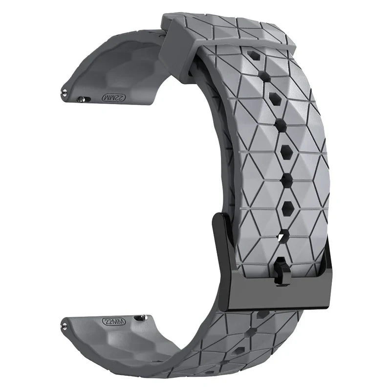 Silicone 22mm strap For Huawei GT 2 3 4 46mm WristStrap For Huawei Watch3 GT4 GT2 Pro GT2e Magic2 Bracelet Football Pattern Band