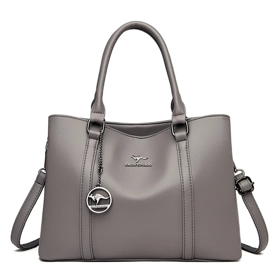 Genuine Brand Luxury Designer Women Bags High Quality Leather Shoulder Crossbody Messenger Tote Bag Large Handbag Purses