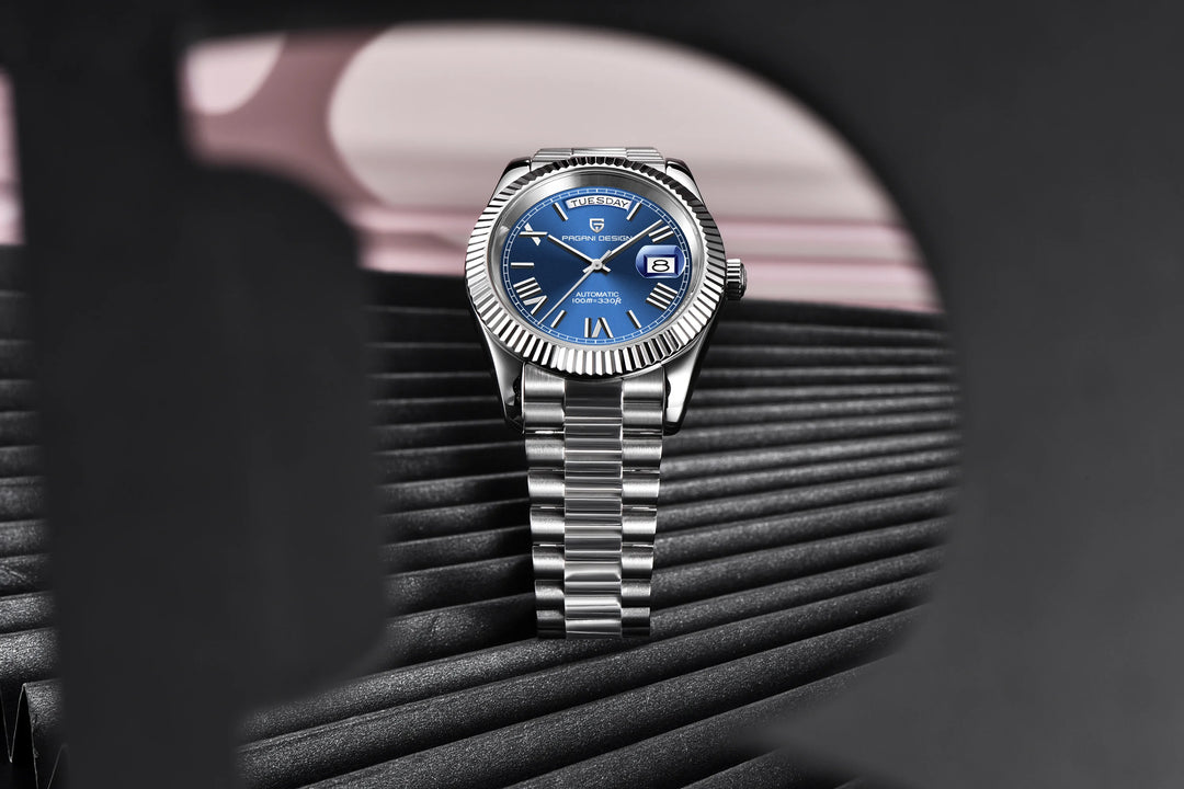 2024 New PAGANI DESIGN Rose Gold DD40 Luxury Automatic Watch Men Mechanical Wrist Watches Men Japan NH36A AR Sapphire crystal