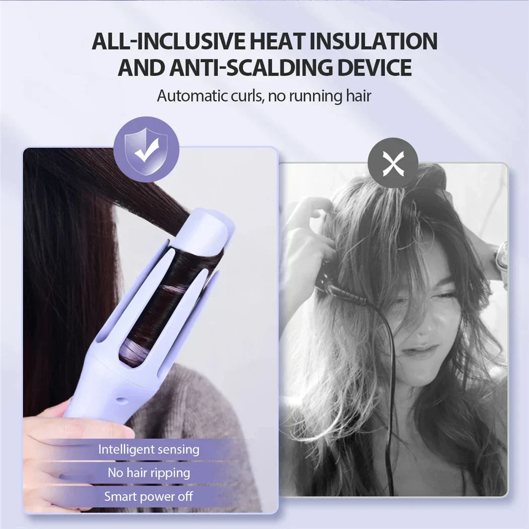 Tinsol 2-in-1 Automatic Hair Curler