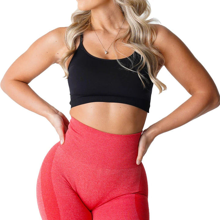 New Invincible Seamless Bra Spandex  Woman Fitness Elastic Breathable Breast Enhancement Leisure Sports Underwear