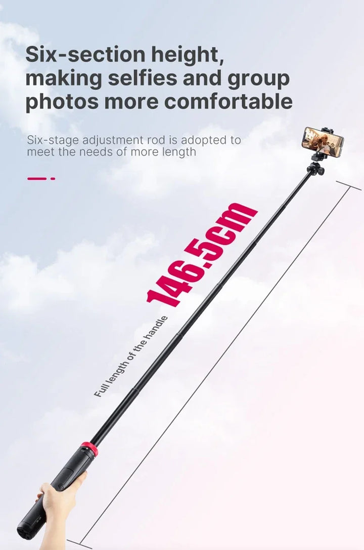 Ulanzi MT-44 Extend Livestream Tripod Stand 42inch Tripod with Phone Mount Holder Vertical Shooting Phone DSlR Camera Tripods