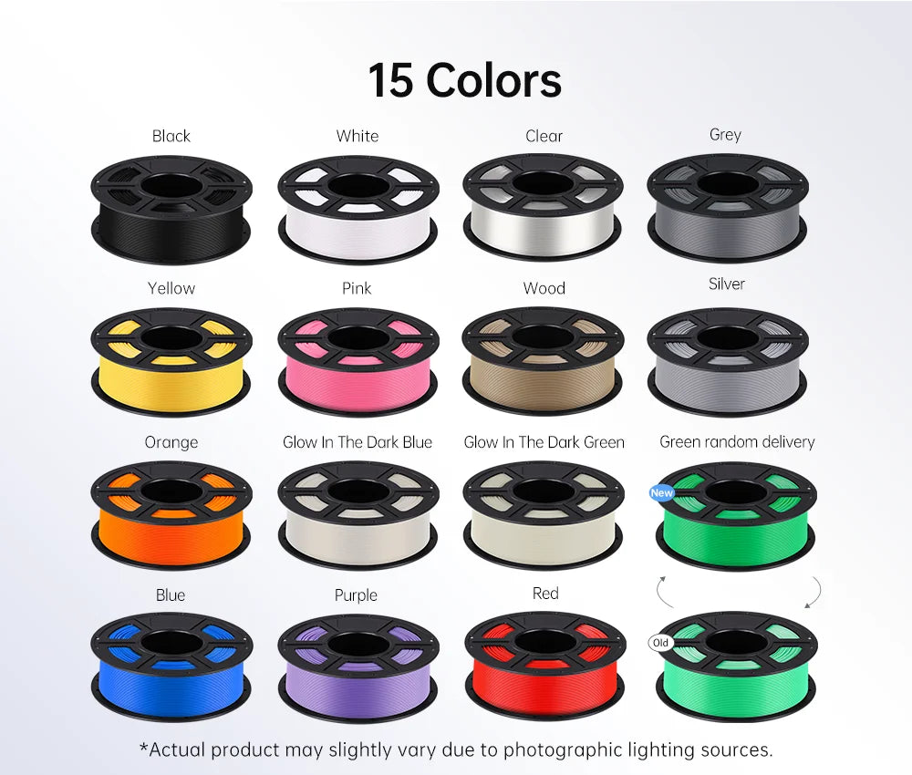 2 pieces/lot ANYCUBIC PLA 3D Printer Filament 1.75mm 1kg/Roll PLA Filament 3D Printing Material For FDM 3D Printer