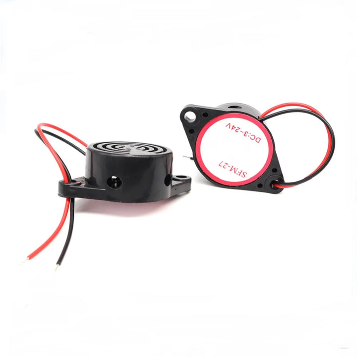 1Pc Alarm High-decibel DC3V-24V 100dB Electronic Buzzer Beep Tone Alarm Ringer Continuous Sound For Arduino Car Van