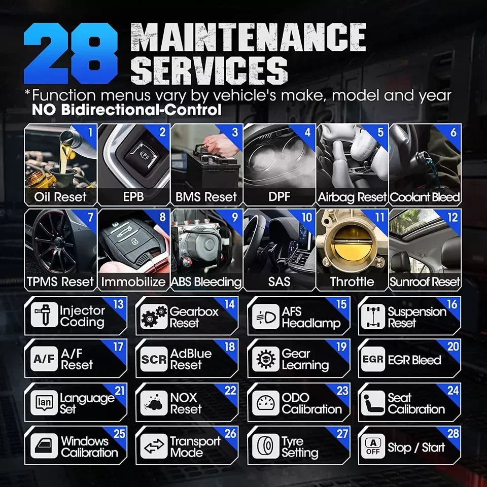 TOPDON Artidiag800 BT 2 OBD2 Professional Car Diagnostic Tool Automotive Scanner All System Scan Tool Free Lifetime Upgrade ECU