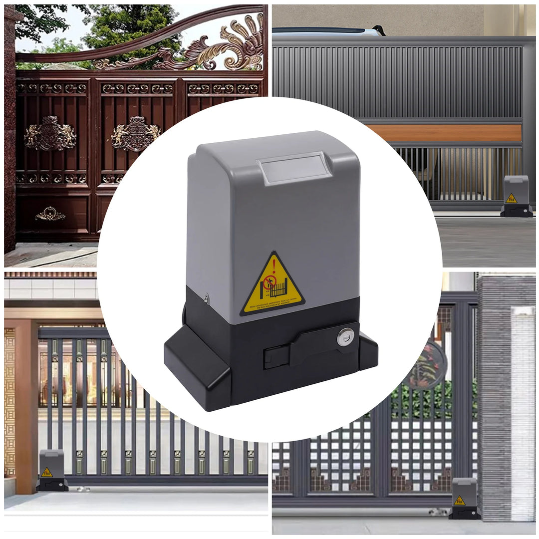 550W/370W/750W 1200KG Sliding Gate Opener Electric Automatic Motor Remote Kit Heavy Duty