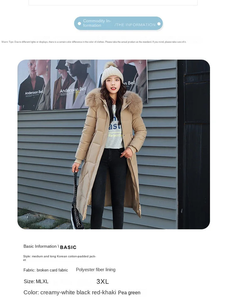 2024 New Autumn Winter Coat Women Thicken Warm Oversized Hoodies Casual Loose Korean Autumn Winter Fashion  Cotton Parkas Coat