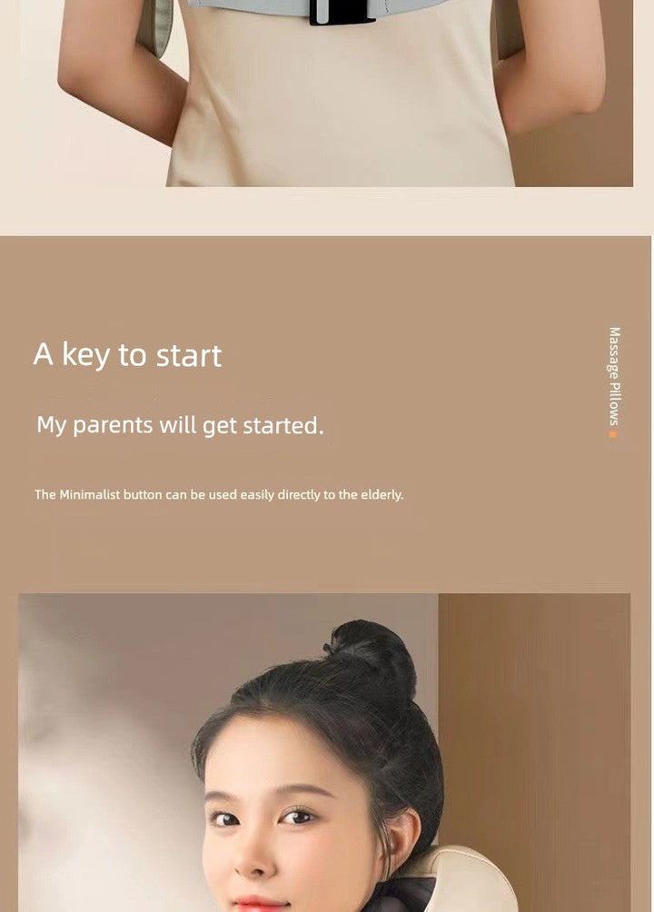 Ox Waist and Back Trapezoid Muscle Dredge Neck Massager