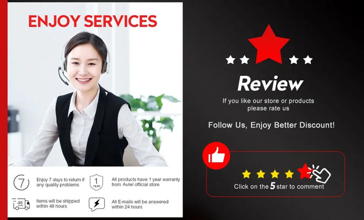 Autel TPMS Sensor MX-Sensor 2in1 315MHz + 433MHz Tire Replacement Sensor OE-Level Programmable & Cloneable TPMS Pressure Sensor