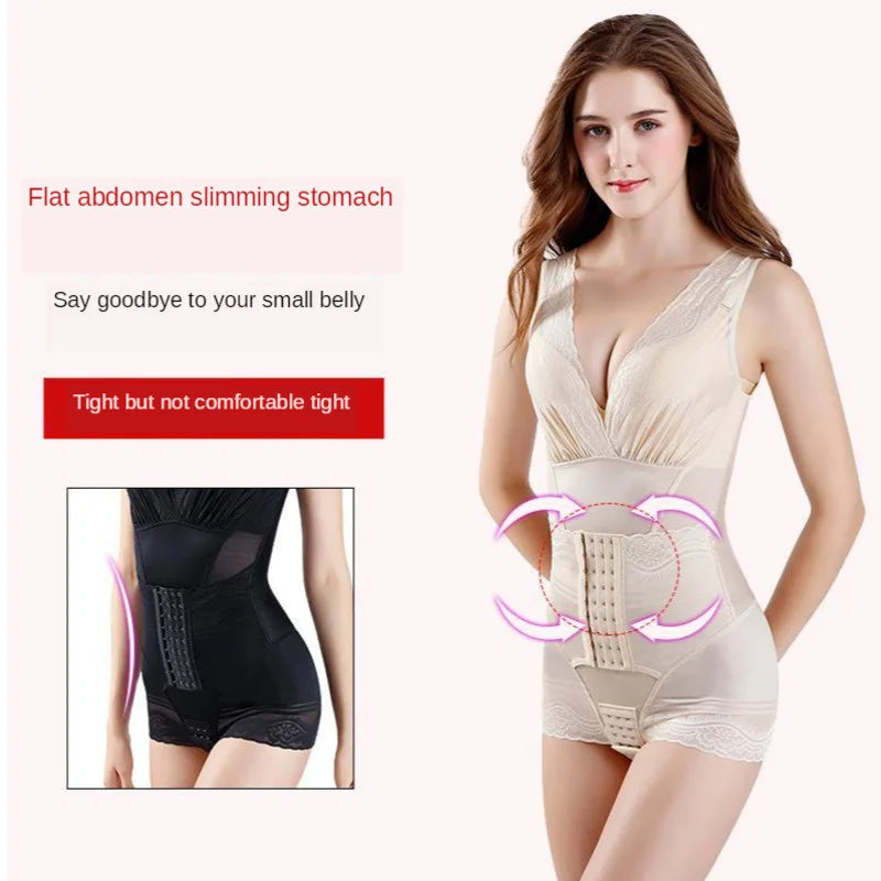 Women's Bustier Corset Waist Trainer Sharpening Body Sweat Suit Shaper Sexy Lingerie Slim Bodysuits Modeling Underwear Jumpsuit