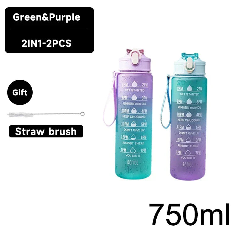 Colorful Plastic Water Bottle For Gym