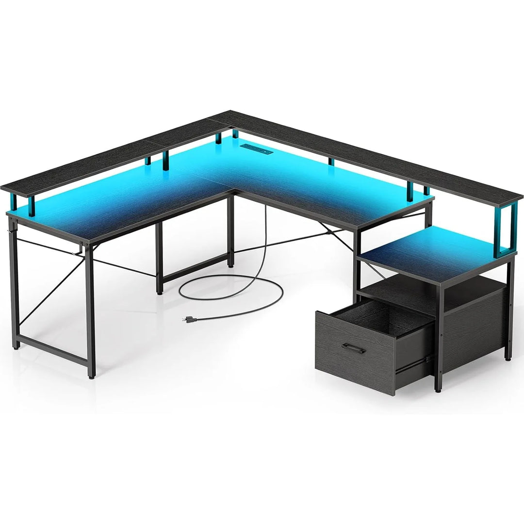 Office Desk with File Drawer