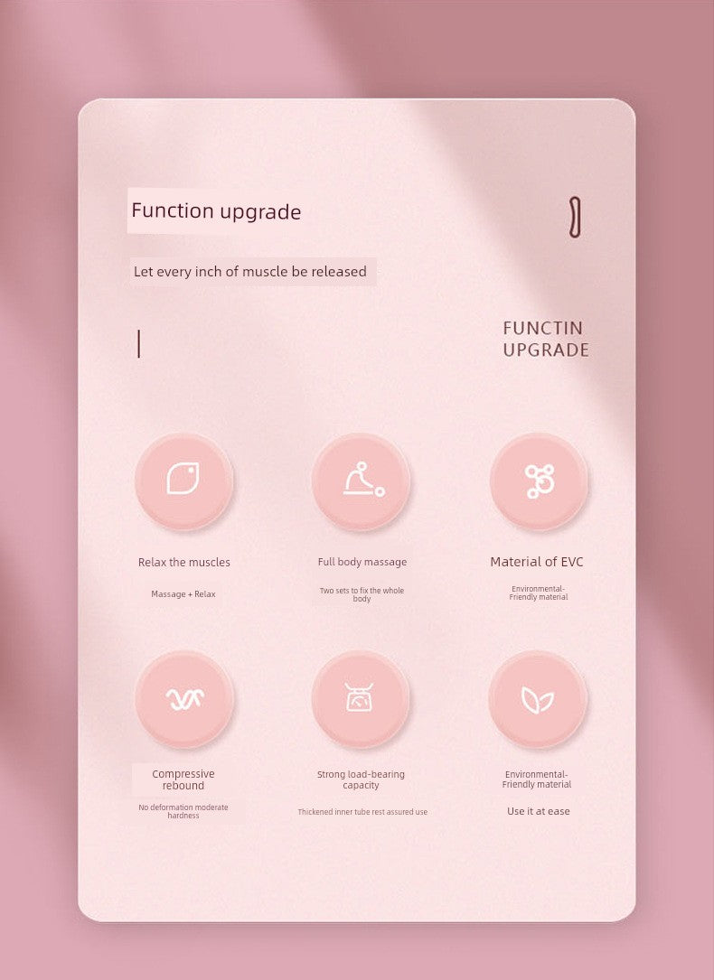 Foam Roller Roller Spiked Club Yoga Equipment Muscle Relaxation Roller Leg Slimmer Massage Shaft Foam Foam Roller