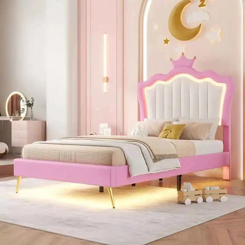 Twin Princess Bed with Storage