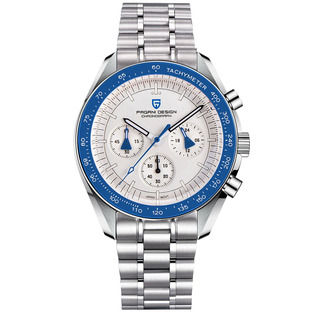 PAGANI DESIGN Watches For Men Chronograph Sapphire Luminous luxury Quartz Wristwatch Waterproof reloj deportivo hombre 2024 NEW