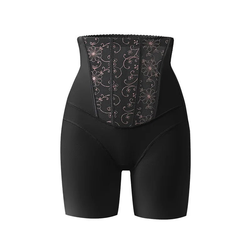1pcs Seamless Belly Shaping Briefs Embroidery Lifting Hip Pants Slimming Panties Women Potent Shaper Underwear Safety Panty
