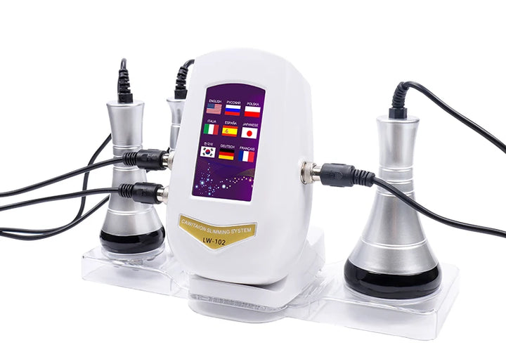 3 In 1 40K  Cavitation  Machine Body Facial Radiofrequency Massage Weight Loss Machine Body Shaping Slimming Fat Burn