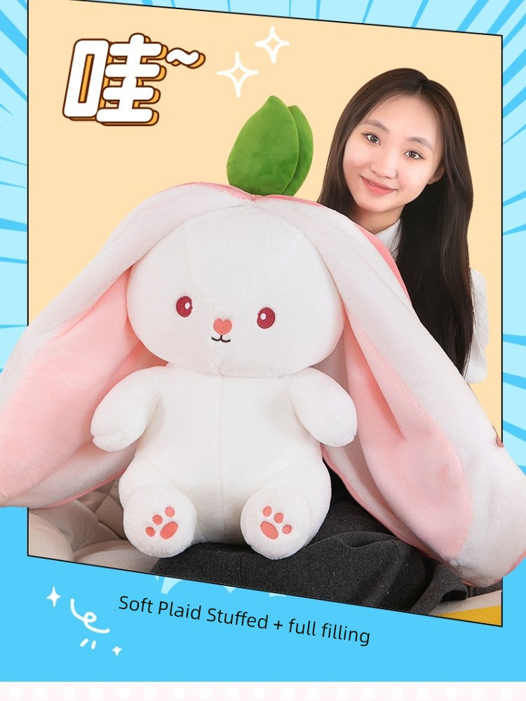 Transformation Rabbit Cute Carrot Birthday Gift Doll