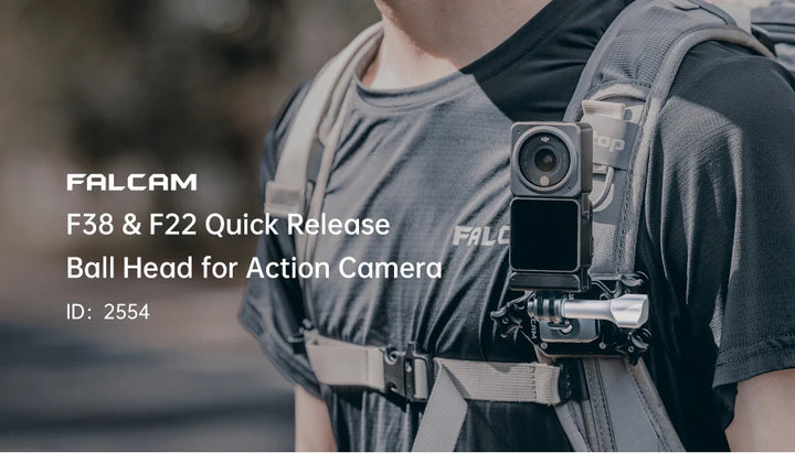Ulanzi FALCAM F22 Quick Release Ballhead /Quick Release Clip for Gopro Action Camera Sports Camera Quick Mounting