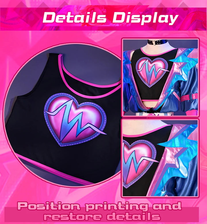 ROLECOS LOL Lovestruck Ezreal Cosplay Costume LOL Valentine's Day New Skin Ezreal Men Cosplay Costume Halloween Full Set
