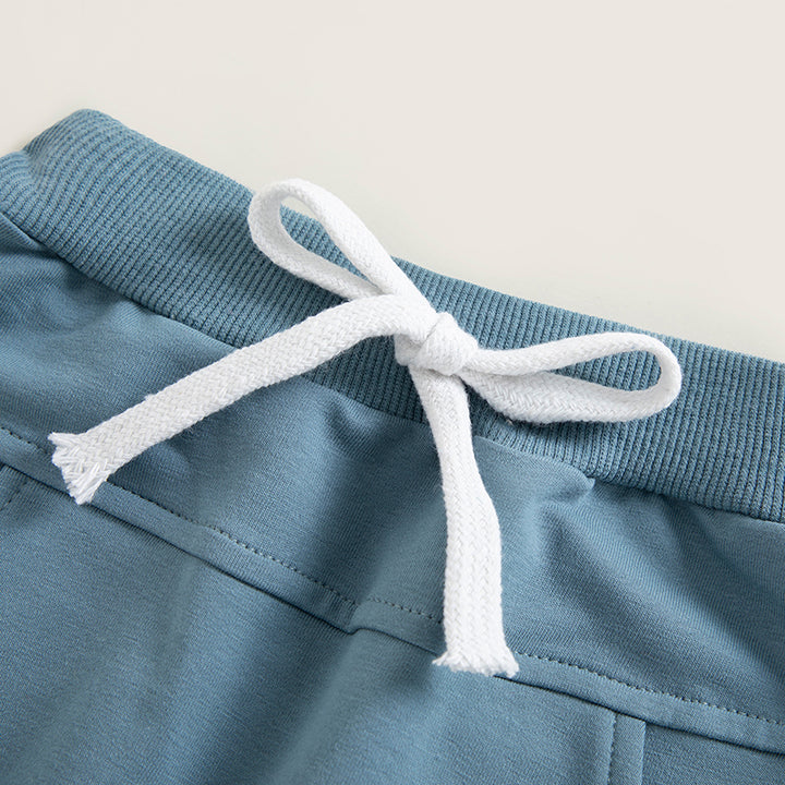 2022-12-12 Lioraitiin 0-3Years Toddler Baby Boys Sweatpants Elastic Waist Drawstring Solid Fall Trousers Pockets Casual Clothes