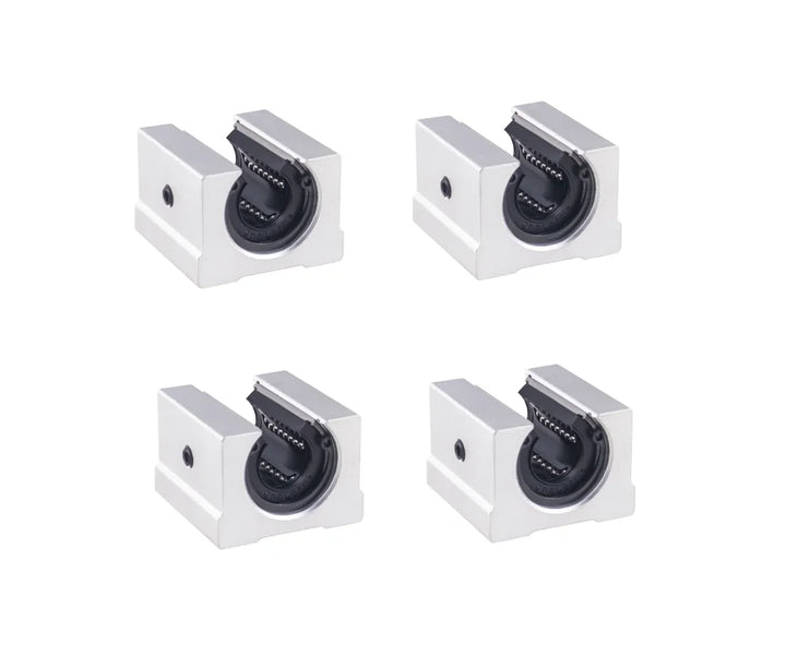 2Set SBR20 SBR 12 SBR25 SBR16 300 400 500 600 800 1000 1200mm Fully Supported Linear Rail Shaft Rod with 4 SBR16UU Block Bearing