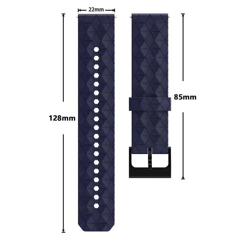 Silicone 22mm strap For Huawei GT 2 3 4 46mm WristStrap For Huawei Watch3 GT4 GT2 Pro GT2e Magic2 Bracelet Football Pattern Band