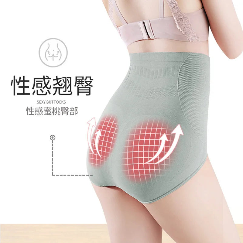 Bodyshaper High Waist Seamless Panties Women Underwear Anti-bacteria Soft Crotch Briefs for Female Intimates Lingerie Shapewear
