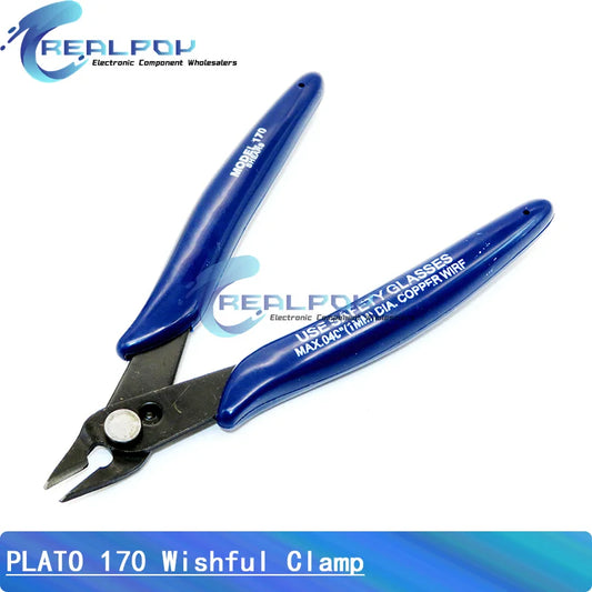 PLATO 170 Wishful Clamp DIY Electronic Diagonal Pliers Side Cutting Nippers Wire Cutter 3D printer parts