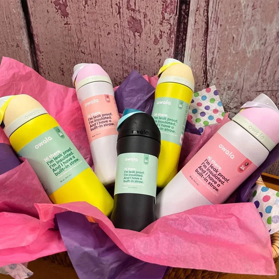 Owala FreeSip Saltwater Taffy  Water Bottle
