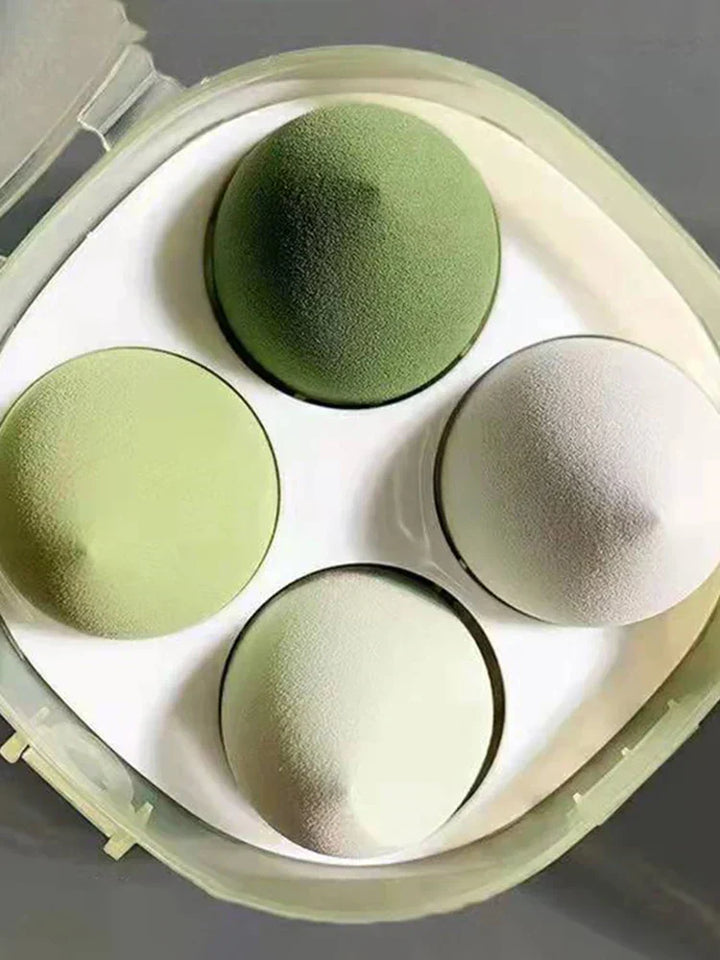 4PCS Wet & Dry Makeup Sponge Set