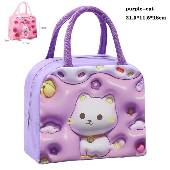 Thermal Bag Food Storage bag Student lunchbox cool bag for Children Food Container for Kids School small Thermal Lunch food Bag