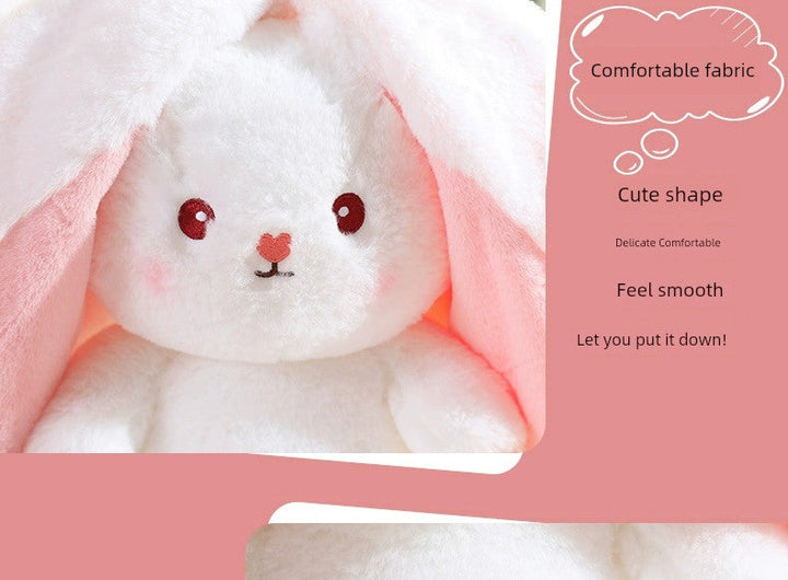 Pacify Transformation Girl Gift Sleep Hug Strawberry Rabbit