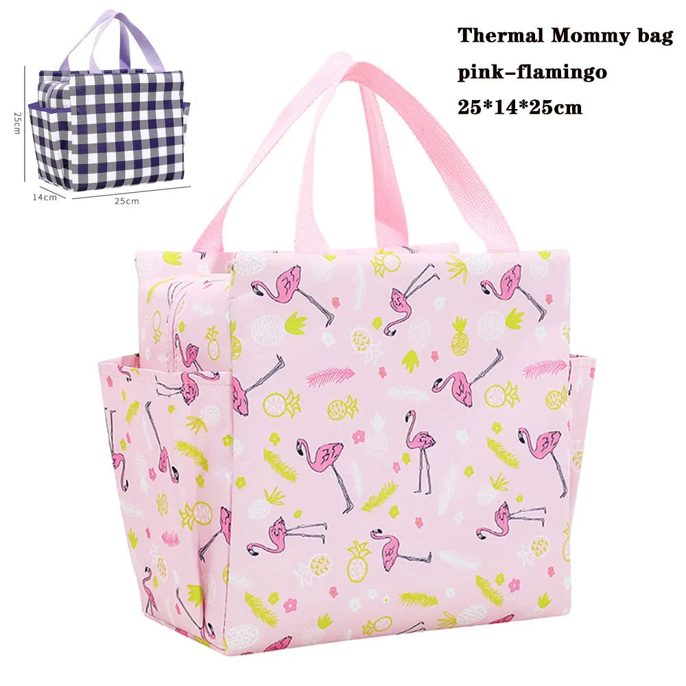 Thermal Bag Food Storage bag Student lunchbox cool bag for Children Food Container for Kids School small Thermal Lunch food Bag