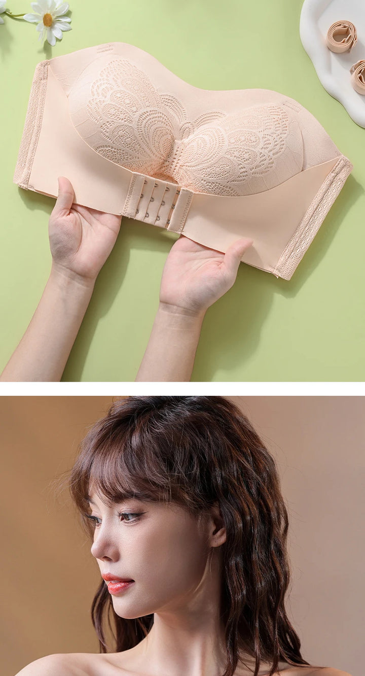 Front Closure Posture Corrector Bras M-6XL Women Sports Underwear Sleep Bras Butterfly Beaty Back Bralette Humpback Correct Tops