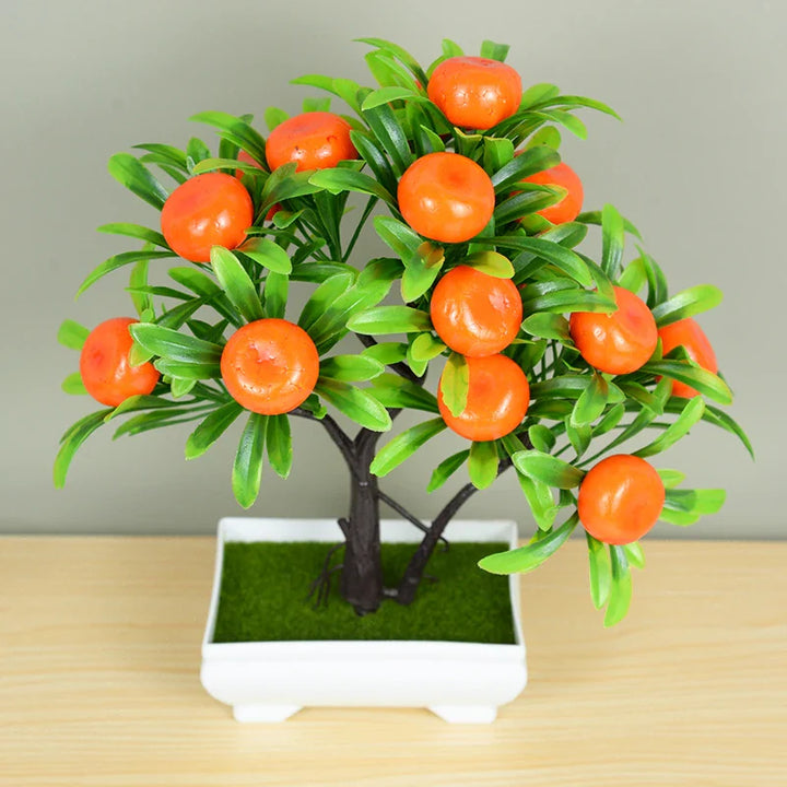 Artificial Potted Green Bonsai Tree