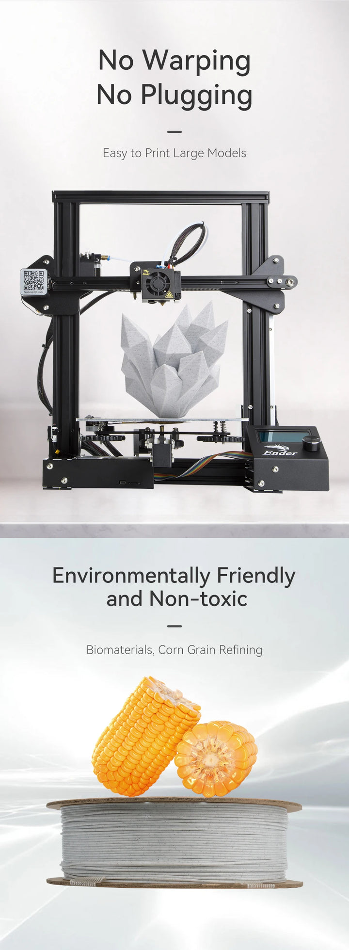 eSUN Marble PLA Filament 1.75mm 3D Printer Filament Marble PLA +/- 0.05mm,1KG 2.2LBS Spool 3D Printing Filament for 3D Printers