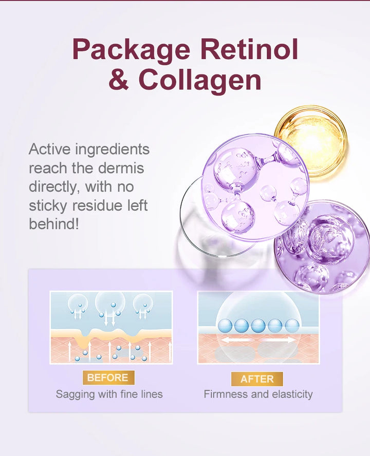Retinol Anti Wrinkle Aging Face Serum Smooth Moisturizing Fade Fine Line Firming Nourishing Essence Moisturiz Facial Serum