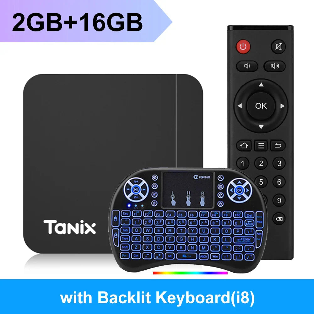Tanix W2 Smart TV Box Android 11 Amlogic S905W2 4GB 64GB Support AV1 Dual Wifi  Media Player TVBOX Set Top Box 32GB 2GB 16GB