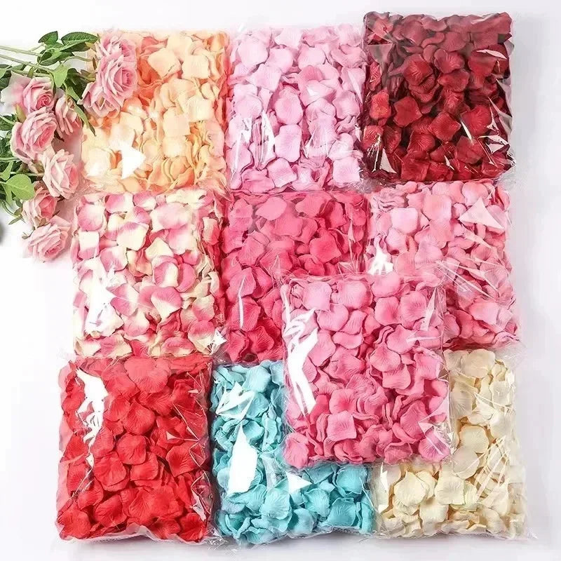 Artificial Silk Rose Petals